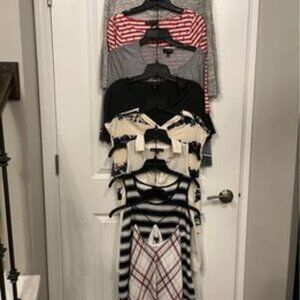 8 Size Small Tops + 1 Scarves from The Limited